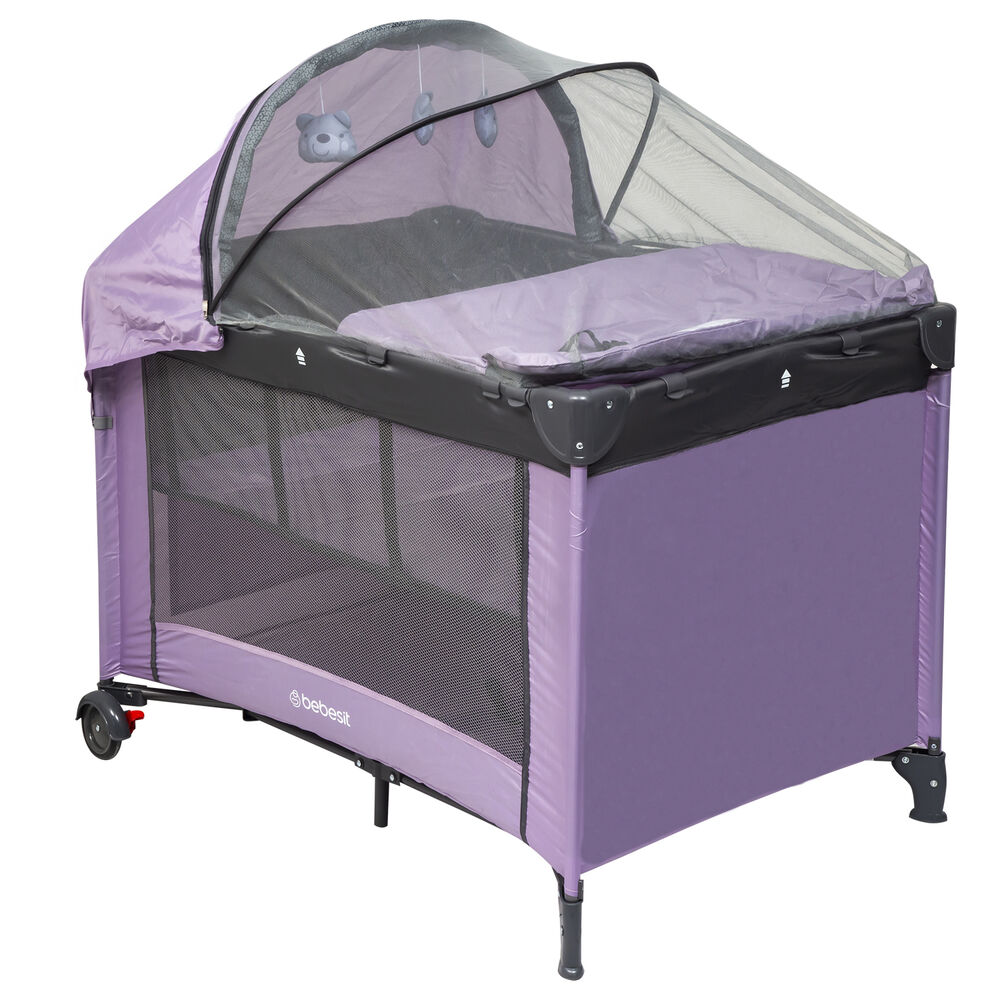 Cuna Pack And Play Melange Purpura image number 1.0