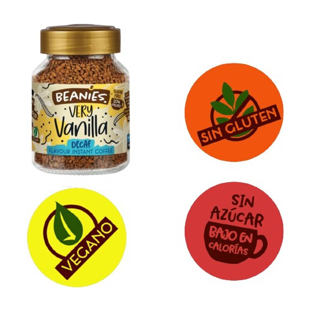Caf&eacute; Beanies Liofilizado Descafeinado Very Vanilla image number 2.0