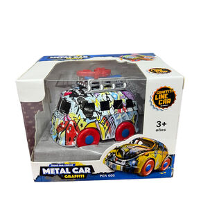 Auto | Camioneta | Moto Metalico Graffiti Juguete Fricción