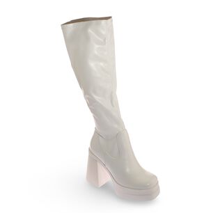 Bota Taco Blanco V&iacute;a Franca Art. 5xzn610bwhite