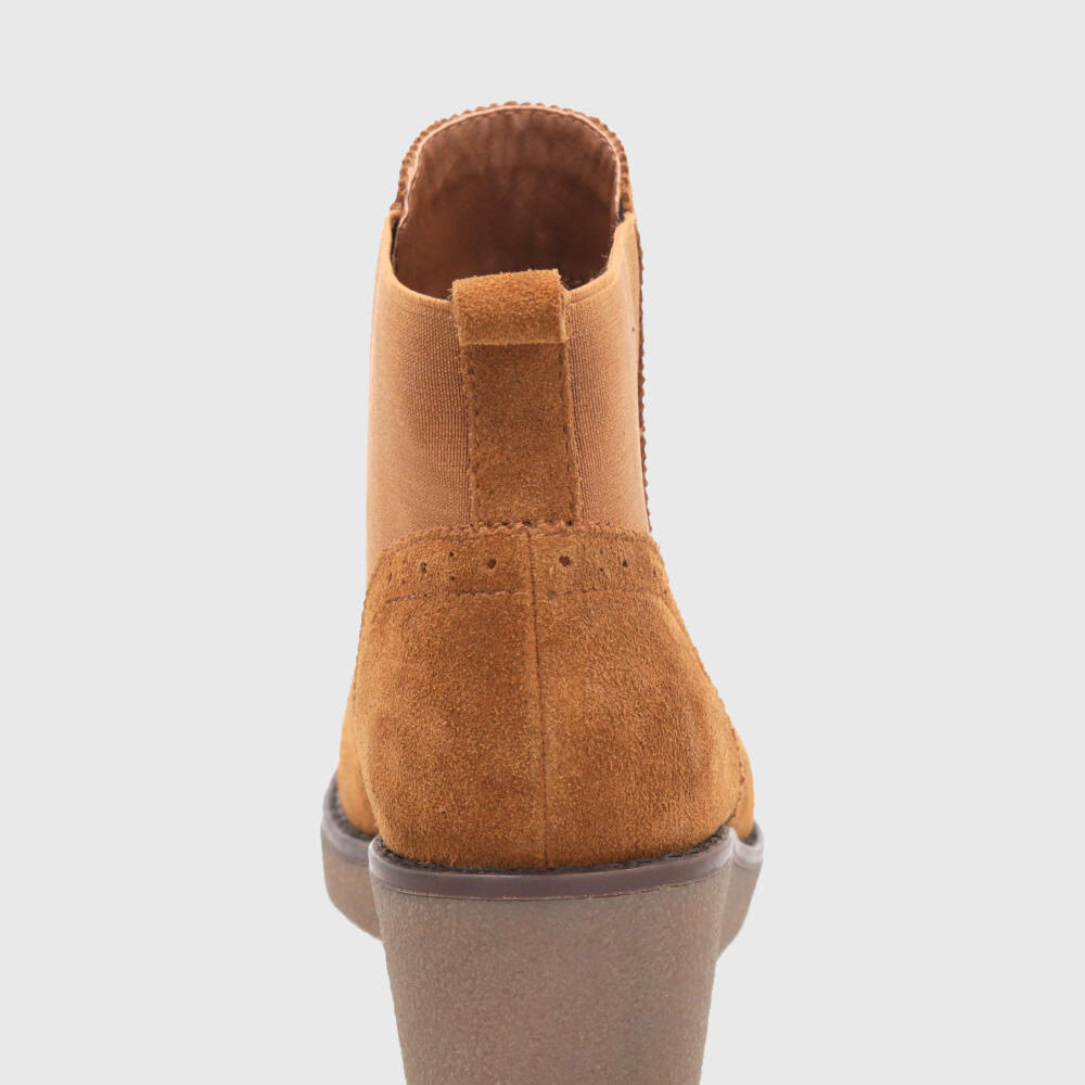 Botin Cuero Gadie Camel image number 5.0