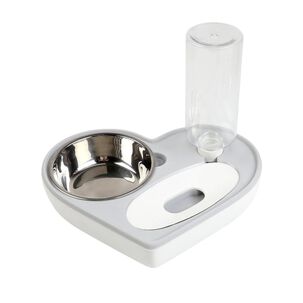 Plato Tazon Comida Para Mascotas Dispensador Agua Automatico