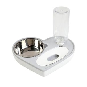 Plato Tazon Comida Para Mascotas Dispensador Agua Automatico