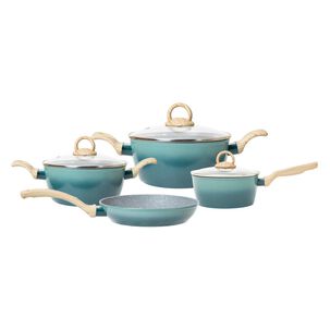Batería De Cocina Ilko Granito Sea / 7 Piezas