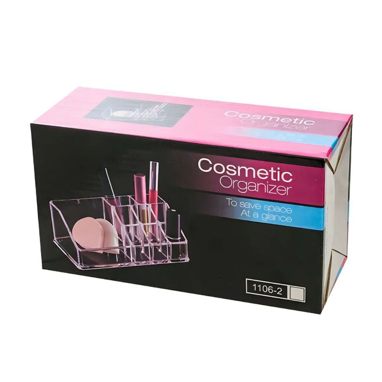 Organizador Maquillaje Acr&iacute;lico Transparente Compartimentos Tocador image number 3.0