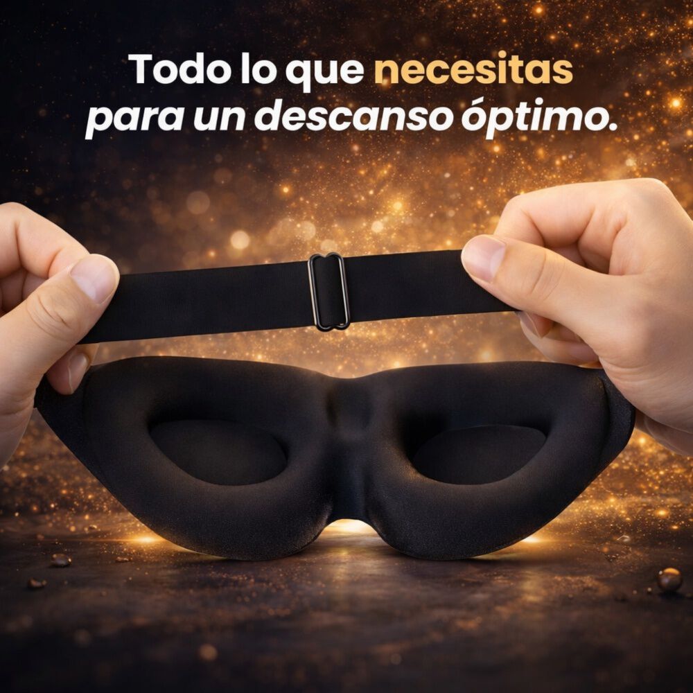 Antifaz 3d Total Oscuridad Suave Ajustable image number 6.0