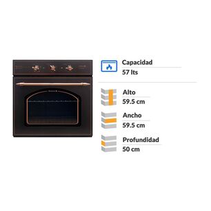 Horno Empotrado Sindelen HE-7220RNG / 57 Litros