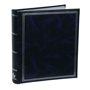 Album Clasico Liso Con Memo Azul Para Ensobrar 13x18 Cm / 200f Vgo