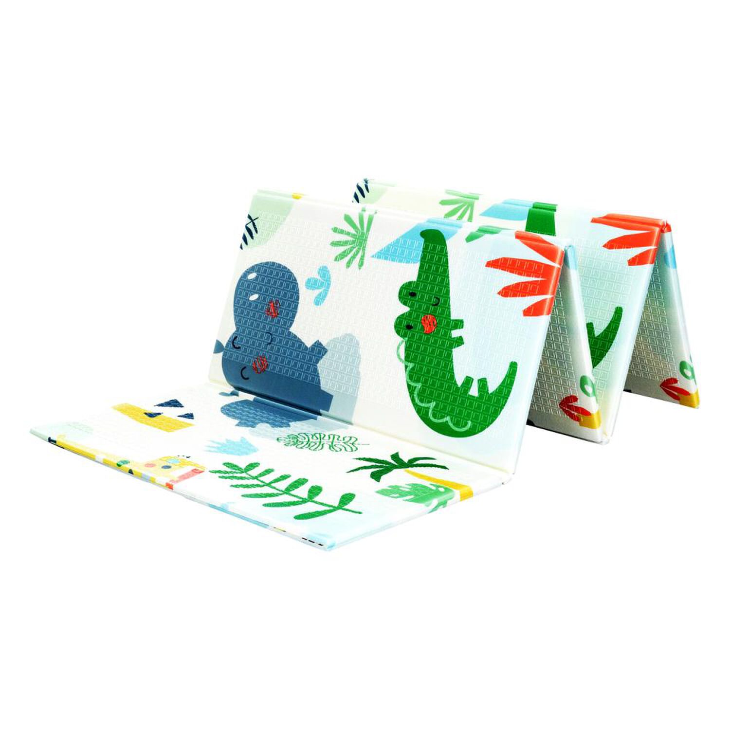 Alfombra Antigolpes Bebesit Infantil Plegable Con Bolso 180X120 Auto Y Jungla image number 2.0