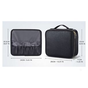 Bolso Organizador De Maquillaje Espejo Led Port&aacute;til