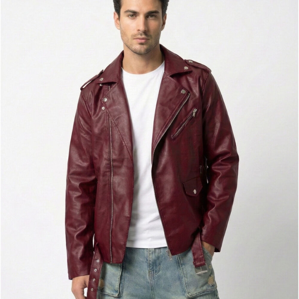 Chaqueta Ecocuero Soft Hombre Milan image number 0.0