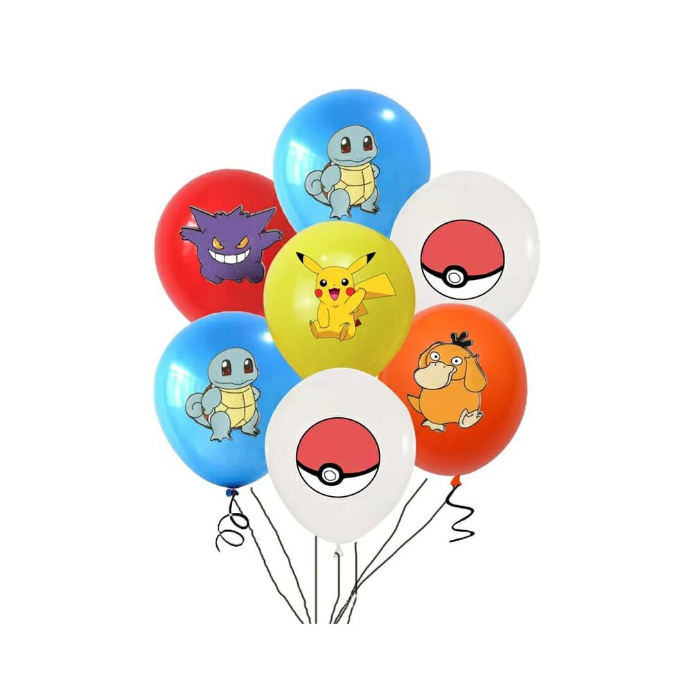 Pack Globos Decorativos De L&aacute;tex Pokemon, Pikachu image number 0.0