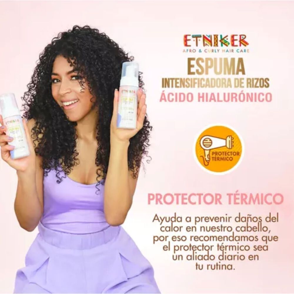 Espuma Intensificadora De Rizos Etniker 150ml.- image number 3.0