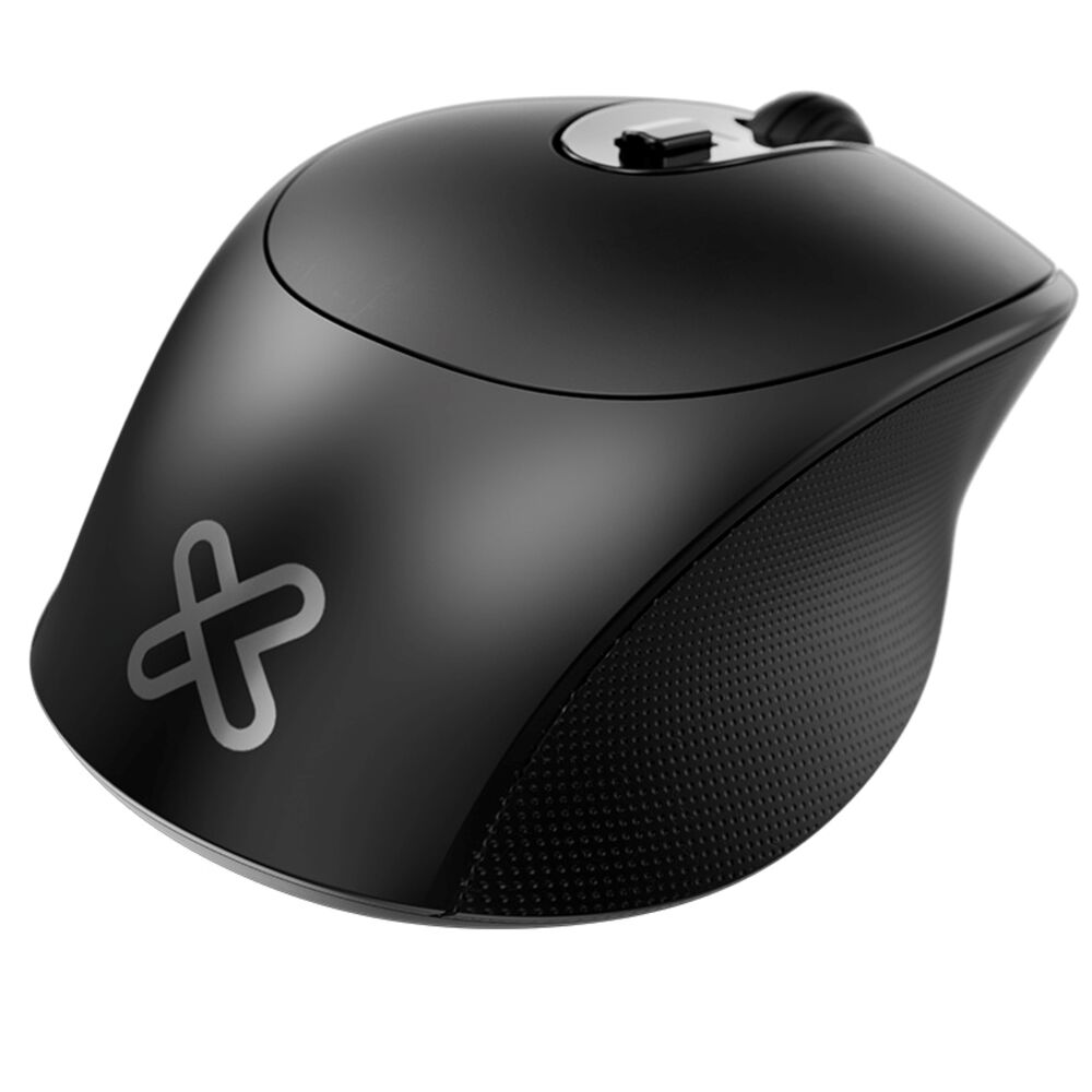 Mouse Inal&aacute;mbrico Klip Xtreme Easihand Ergon&oacute;mico Negro image number 0.0