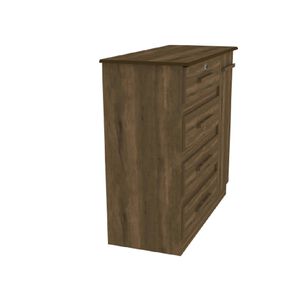 Comoda 4 Cajones 1 Puerta Grecia Cedro