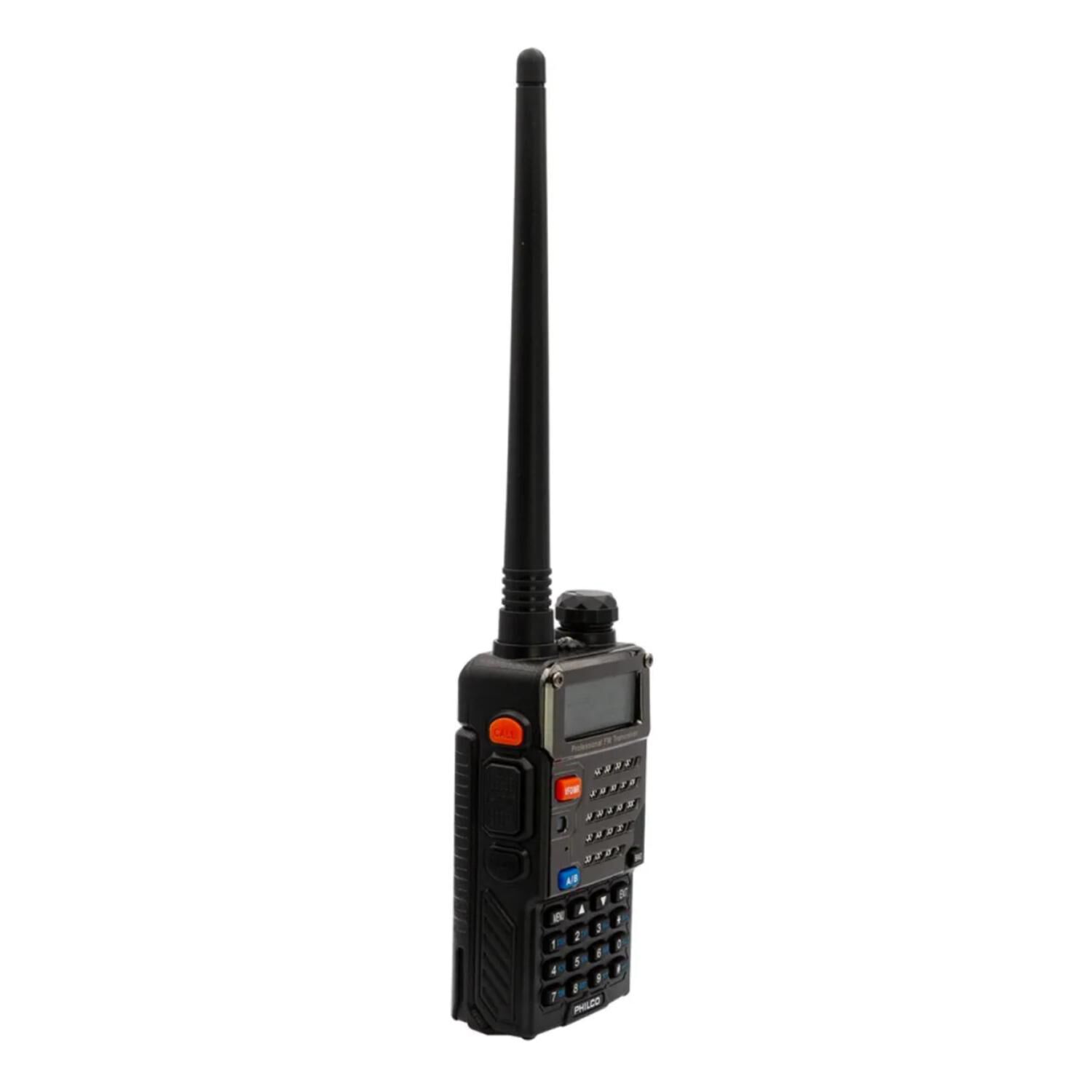 Kit 2 Radiotransmisores Walkie Talkie Led Negro image number 3.0