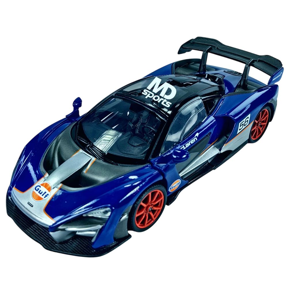 Auto Deportivo Mclaren Senna Gulf Design Motormax 1.24 image number 1.0