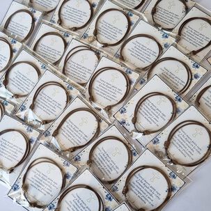 Recuerdos Encintados Fallecimiento Condolencias 12 Pulseras