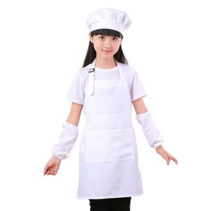 Set Delantal | Gorro | Mangas Disfraz Infantil Chef Cocina