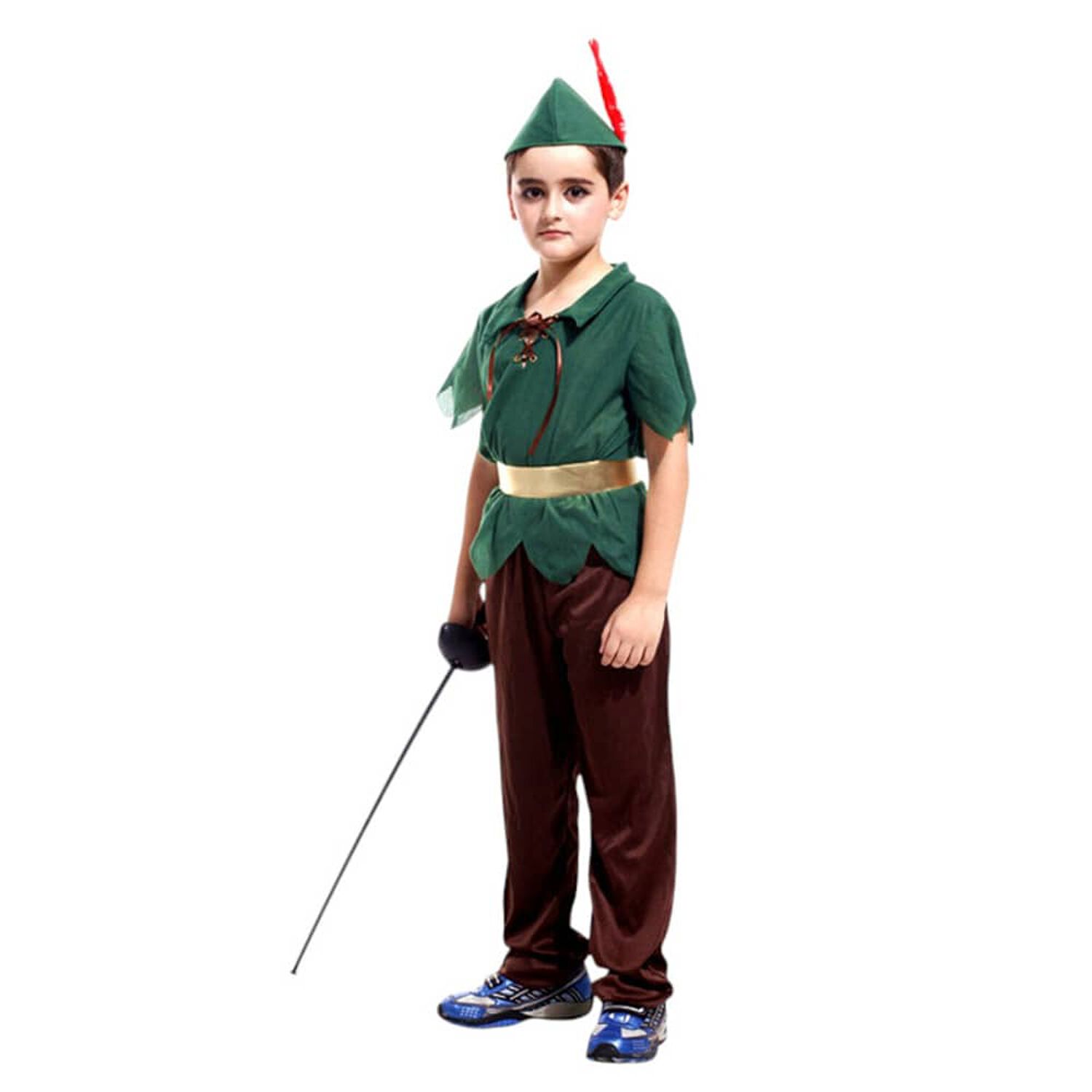 Disfraz Infantil Peter Pan Verde image number 0.0