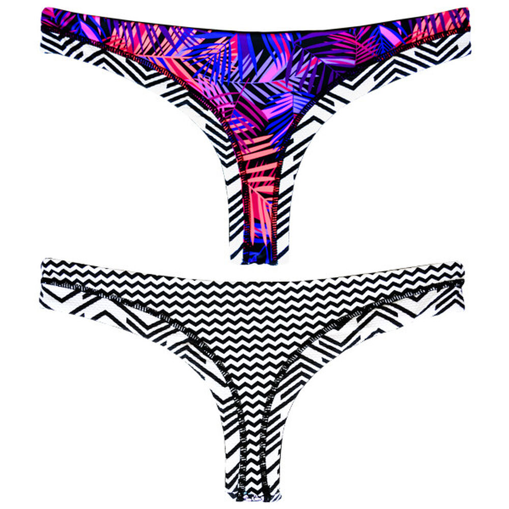 Bikini Calzón Colales Estampado Morado image number 2.0
