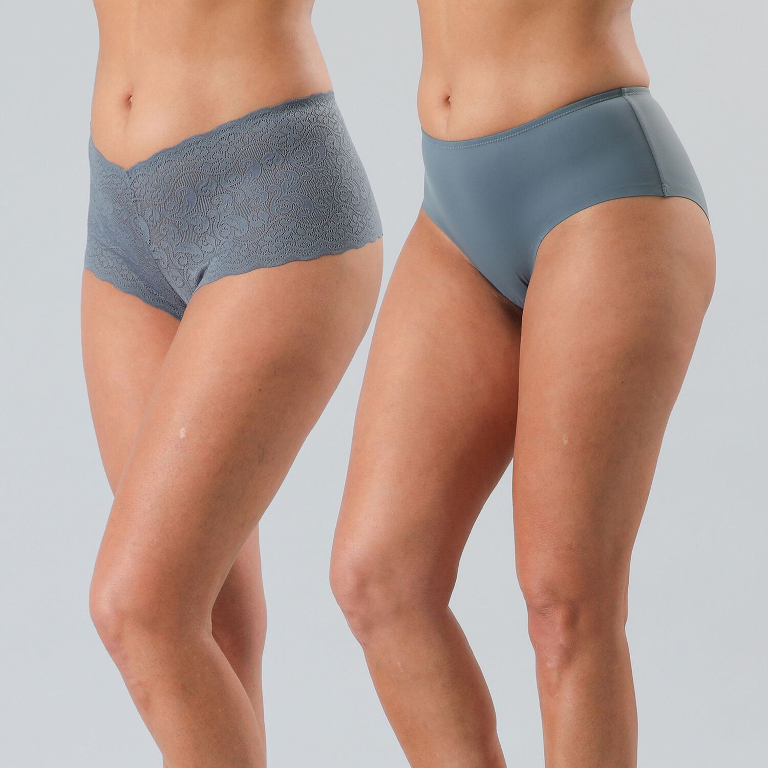 Pack 2x Pantaleta Con Encaje Mujer Flores 13277-203 image number 0.0