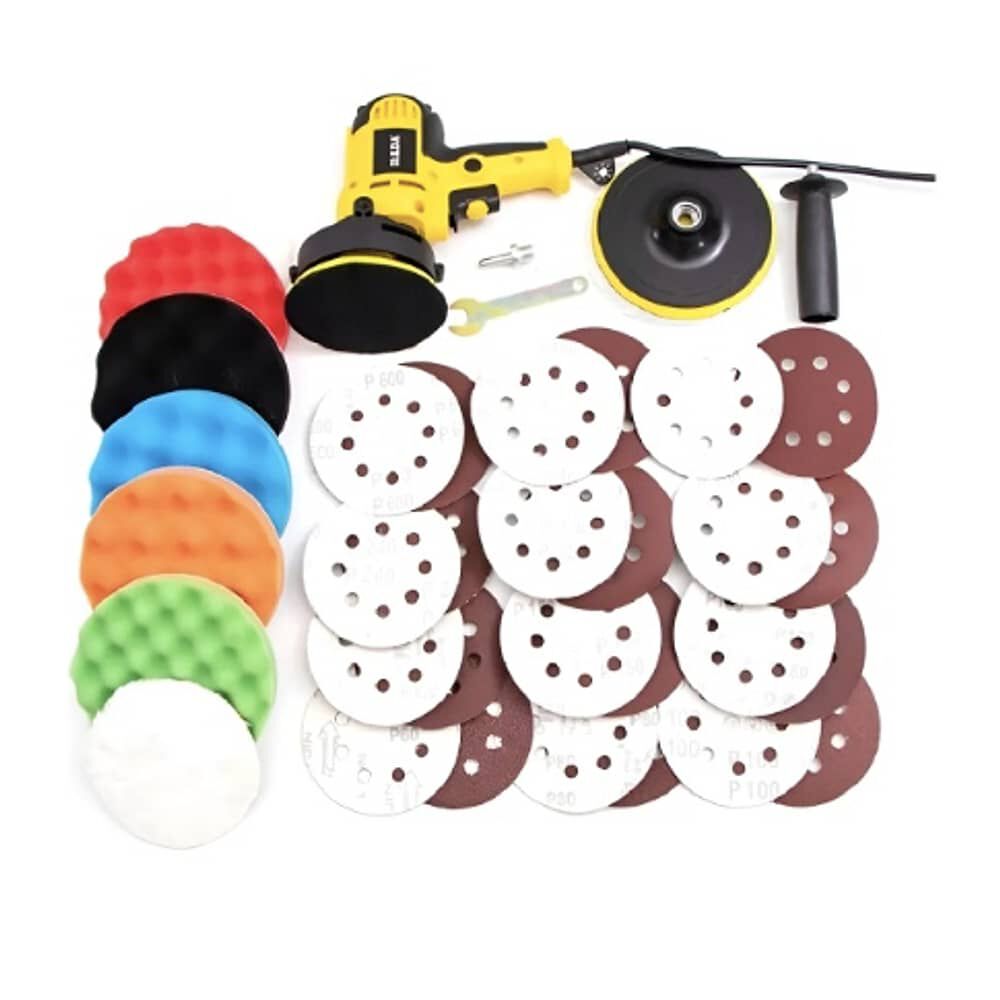 Pulidora El&eacute;ctrica 700w 5/6 Pulgada 125/150mm Full Accesorio image number 0.0