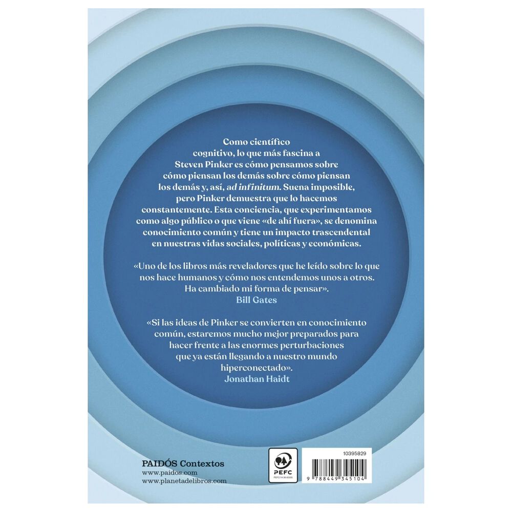 Cuando Todos Saben Que Todos Lo Saben... (tapa R&uacute;stica) - Steven Pinker | Libro image number 1.0