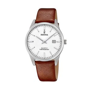Reloj F20512/2 Festina Plateado Hombre Acero Cl&aacute;sico