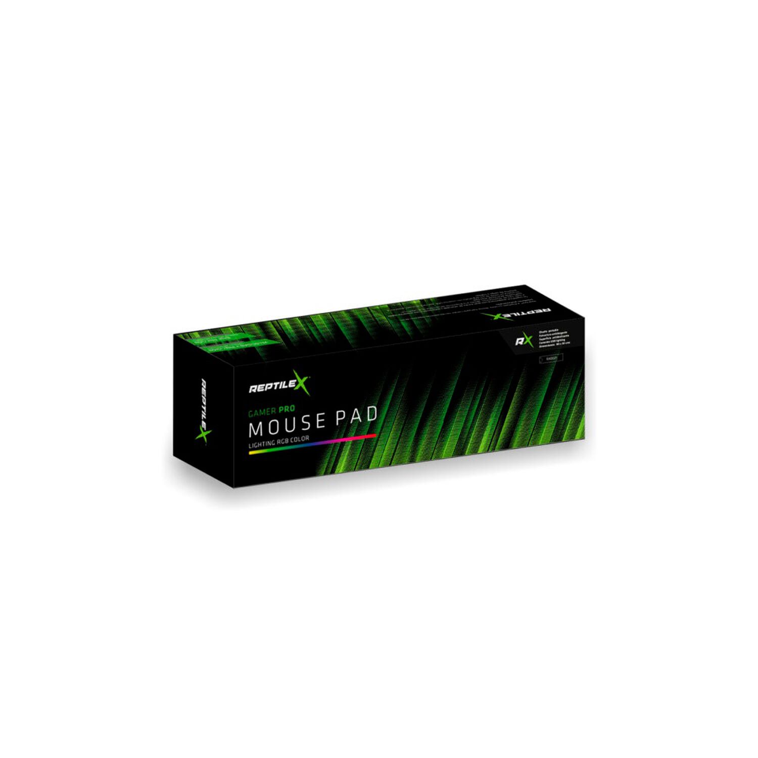 Mouse Pad Gamer Reptilex Con Iluminaci&oacute;nrgb 250x350mm Rx0023 image number 4.0
