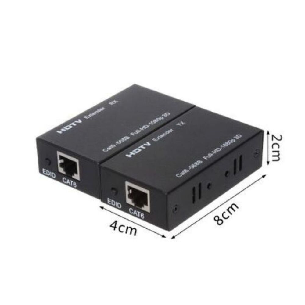 Extensor Video Hdmi 60m Alta Definicion 1080p Cable Red image number 2.0