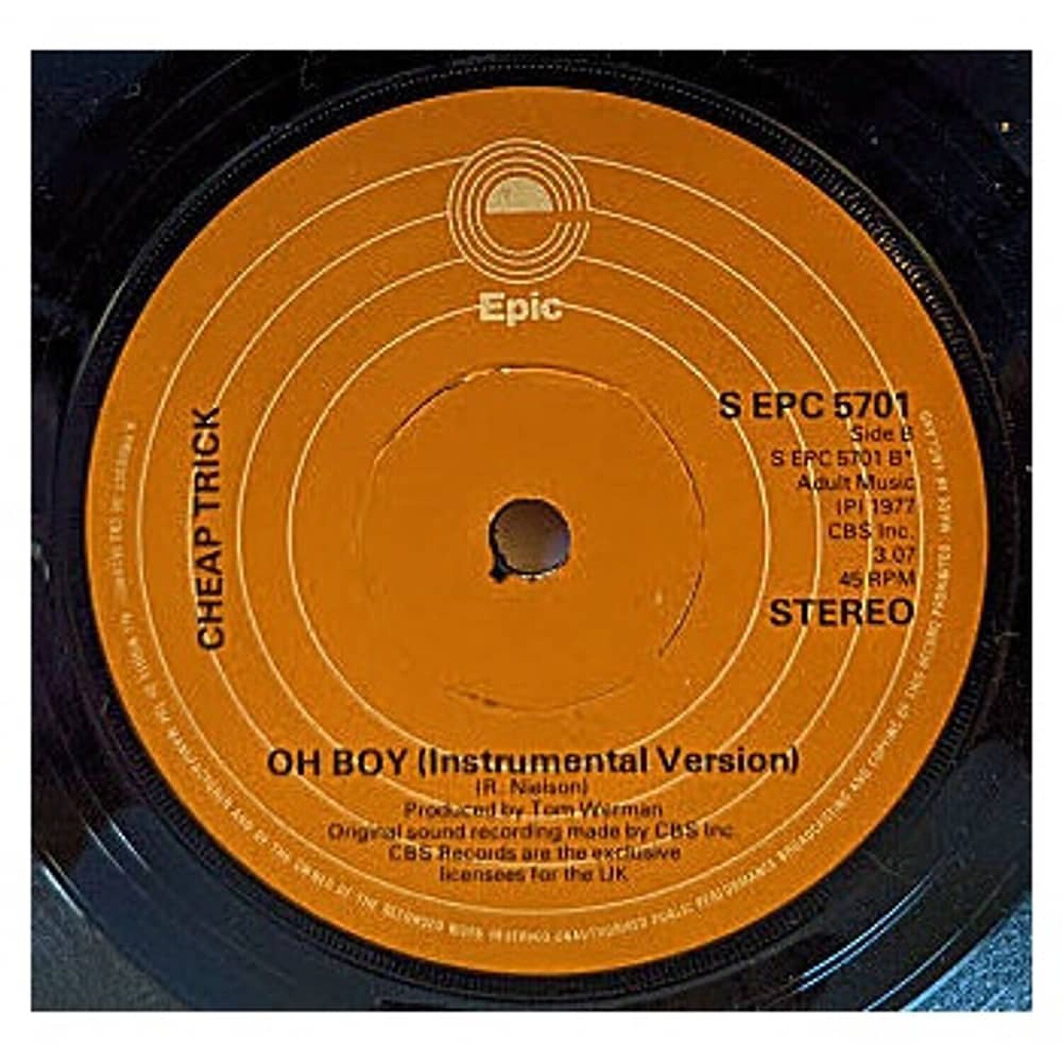 Cheap Trick - I Want You To Want Me| 7'' Single Vinilo Usado image number 1.0