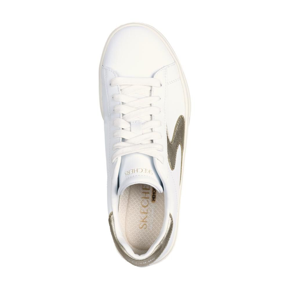 Zapatilla Urbana Mujer Skechers Eden Lx Blanco image number 4.0