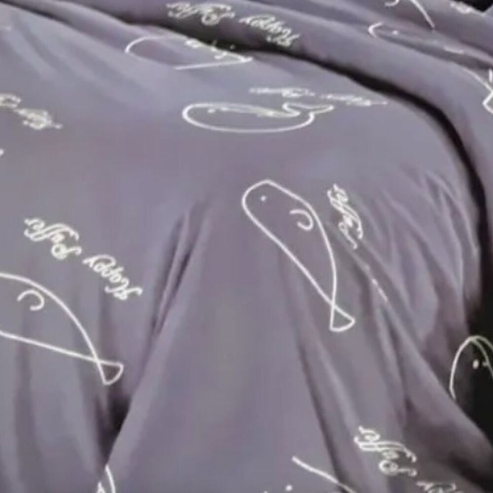 Juego De S&aacute;banas 2 Plazas Gris 4 Piezas image number 1.0