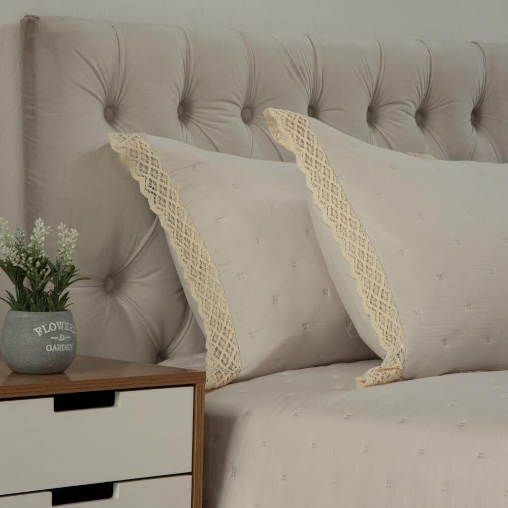 Quilt Belle Noite Macrame / 2 Plazas image number 1.0