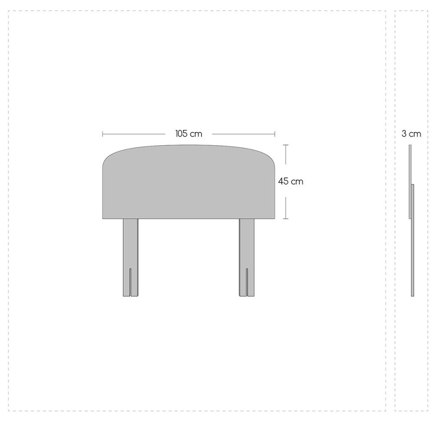Cama Europea Celta Apolo Black / 1.5 Plazas / Base Normal + Respaldo image number 5.0