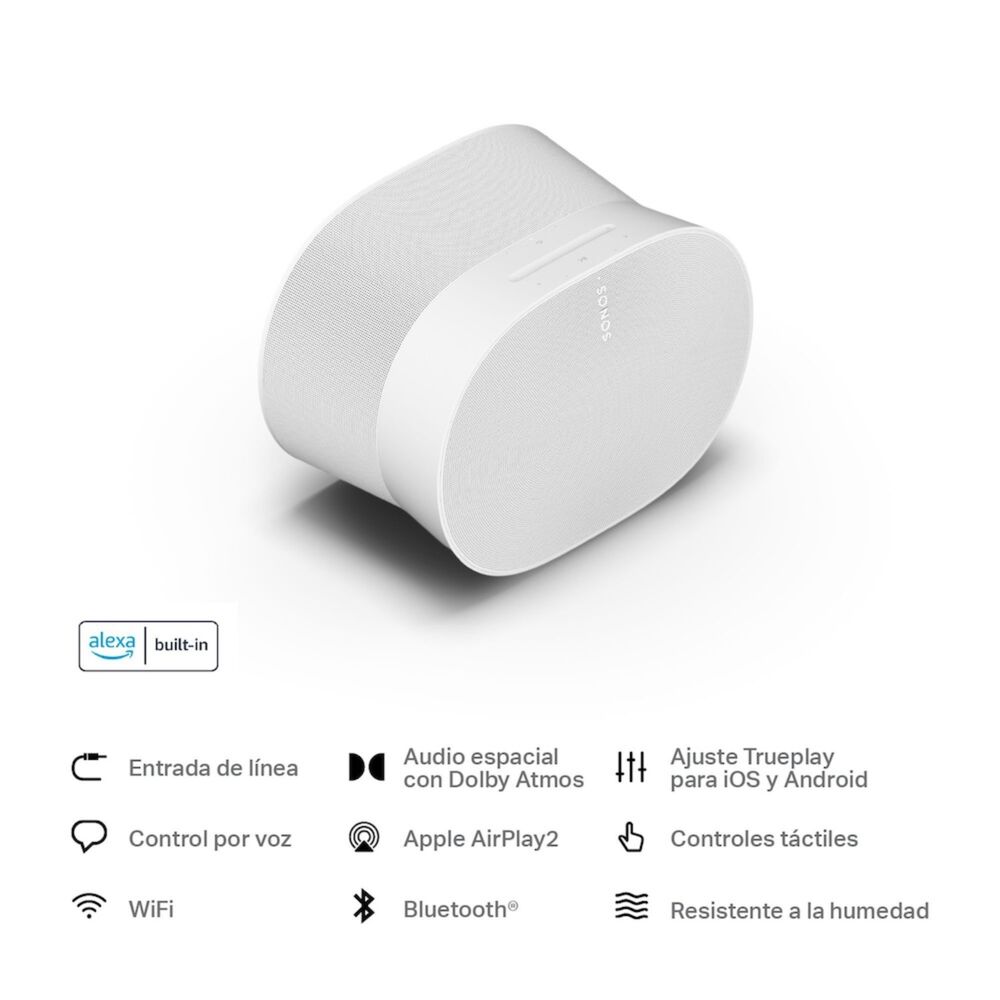 Parlante Bluetooth Sonos Era 300 Wireless Wifi Blanco image number 8.0