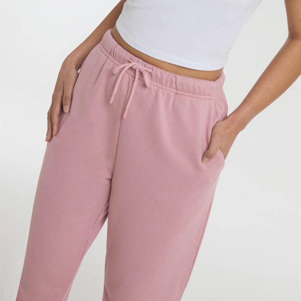 Pantalón De Buzo Tiro Medio Jogger Mujer Freedom image number 4.0