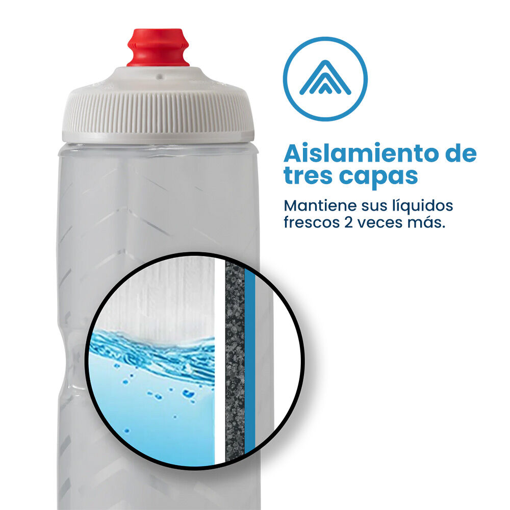 Botella De Agua Polar Kids Campfire 12oz Teal image number 2.0