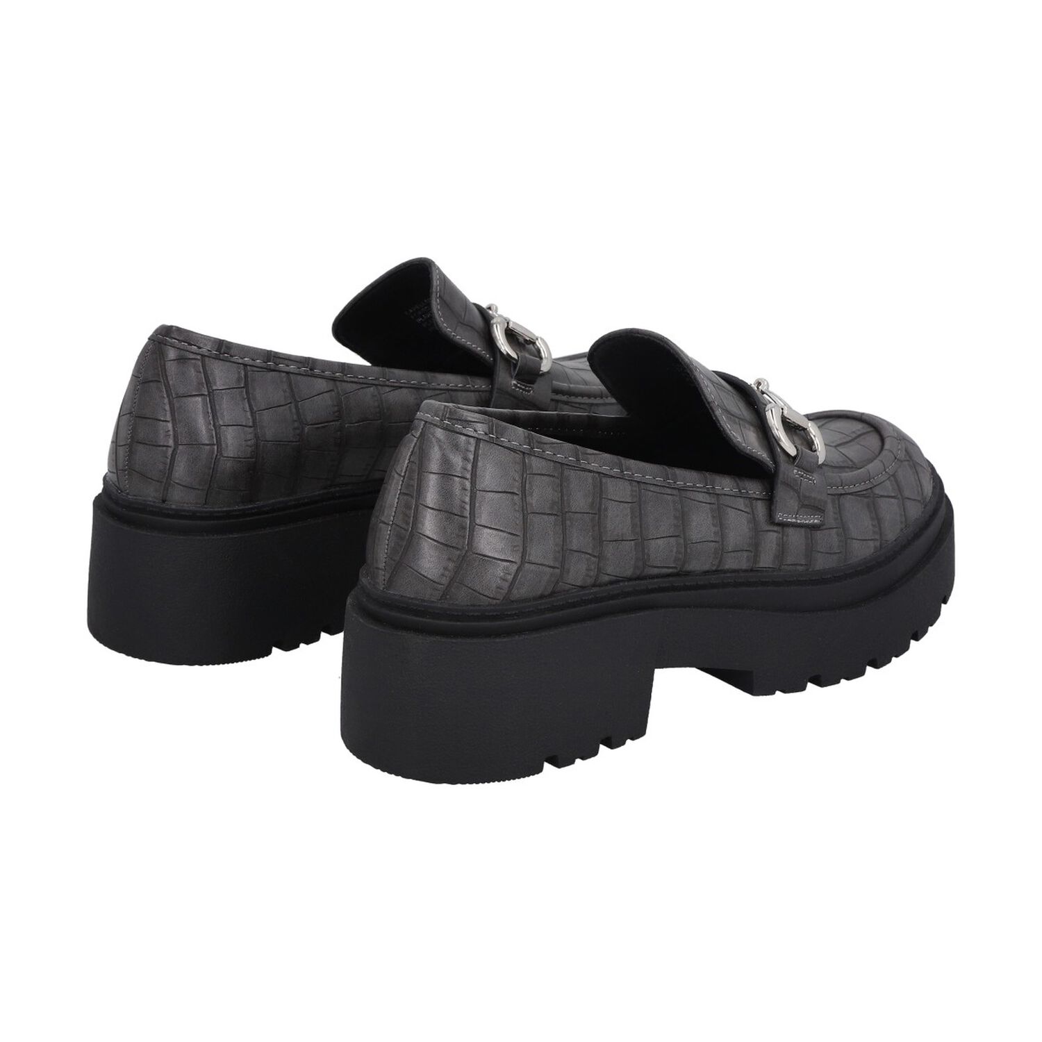Mocas&iacute;n Mujer Negro/gris Gretha Police image number 4.0
