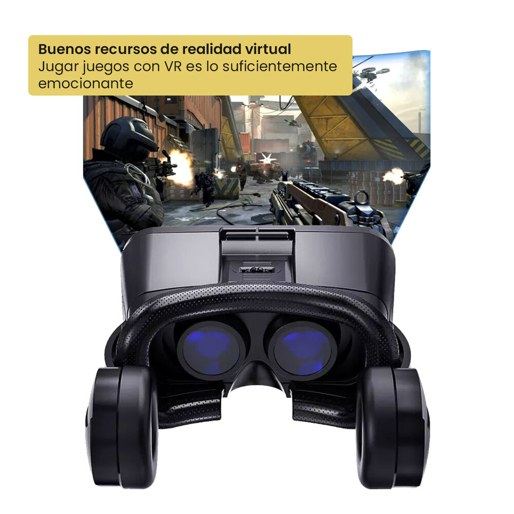 Lentes De Realidad Virtual Vr Box Ultra + Audífonos Levo image number 3.0