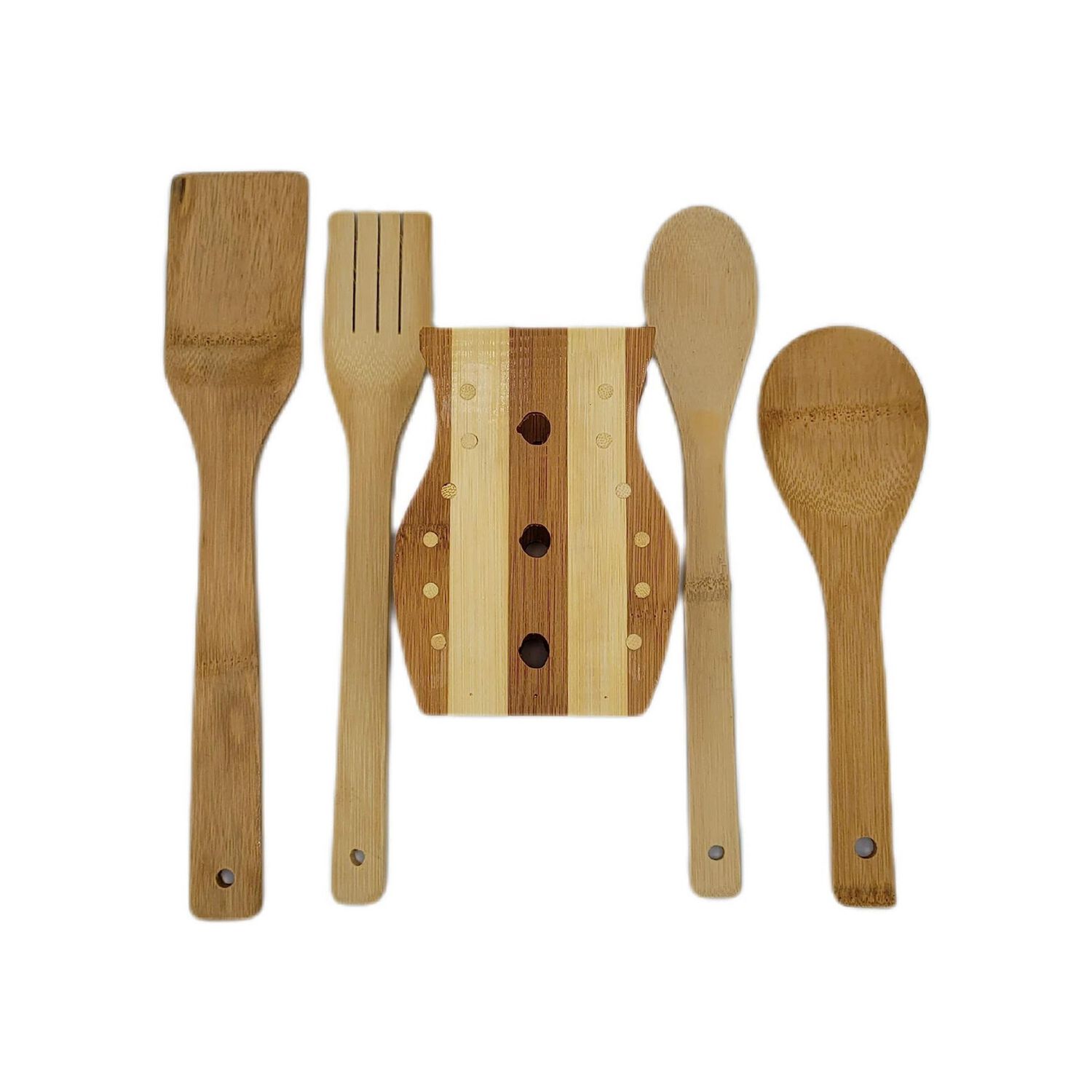 Set 4 Utensilios Cocina Madera 30 Cm image number 2.0