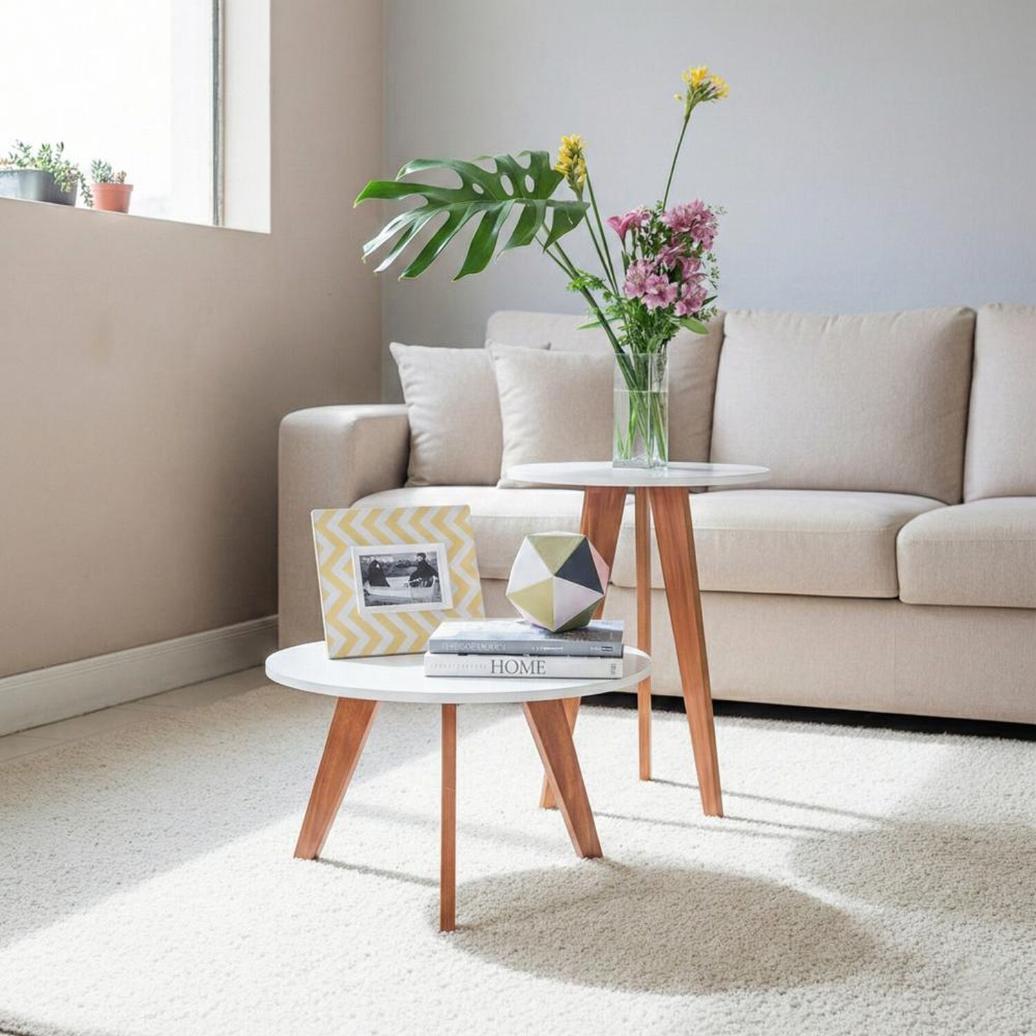 Set 2 Mesas Living Home Mobili Orla image number 1.0