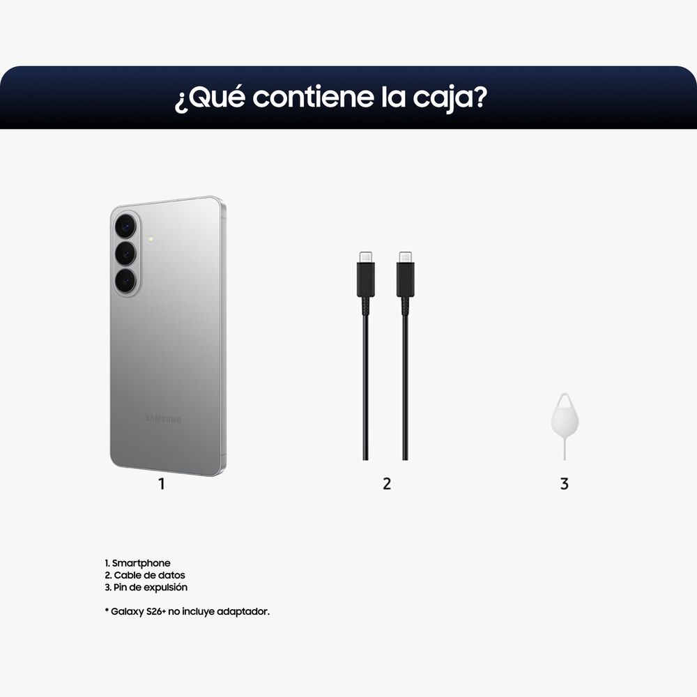 Galaxy S26+ Exclusivo En Samsung.com Sombra Plateada Dual Sim 512 Gb 12 Gb image number 5.0