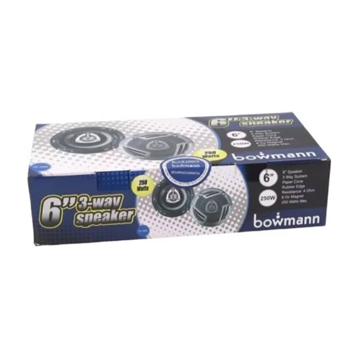 Parlante De Auto Bowmann 16cm 250w Ts-1650 image number 1.0