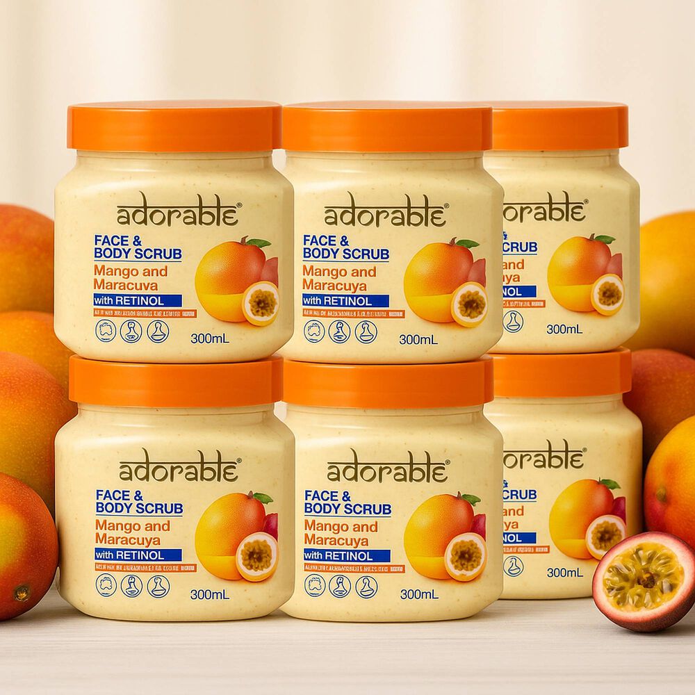 Pack Adorable 6 Exfoliantes Mango-maracuya & Retinol 300 Ml image number 2.0
