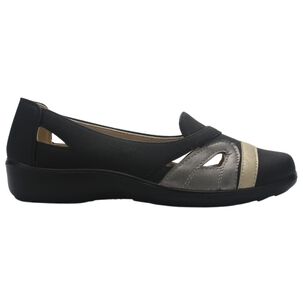 Zapato Mujer Casual Negro Dorado Chalada Deco-12
