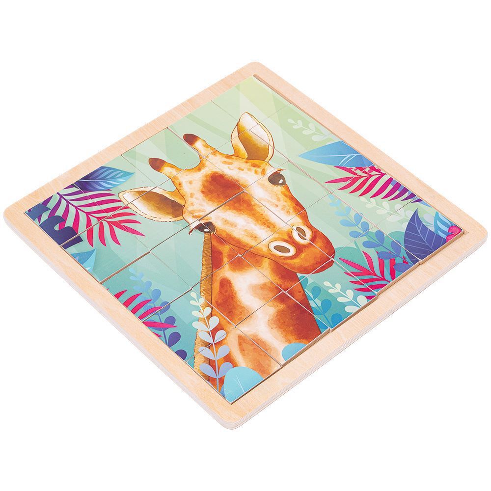 Puzzle Jirafa Madera image number 1.0