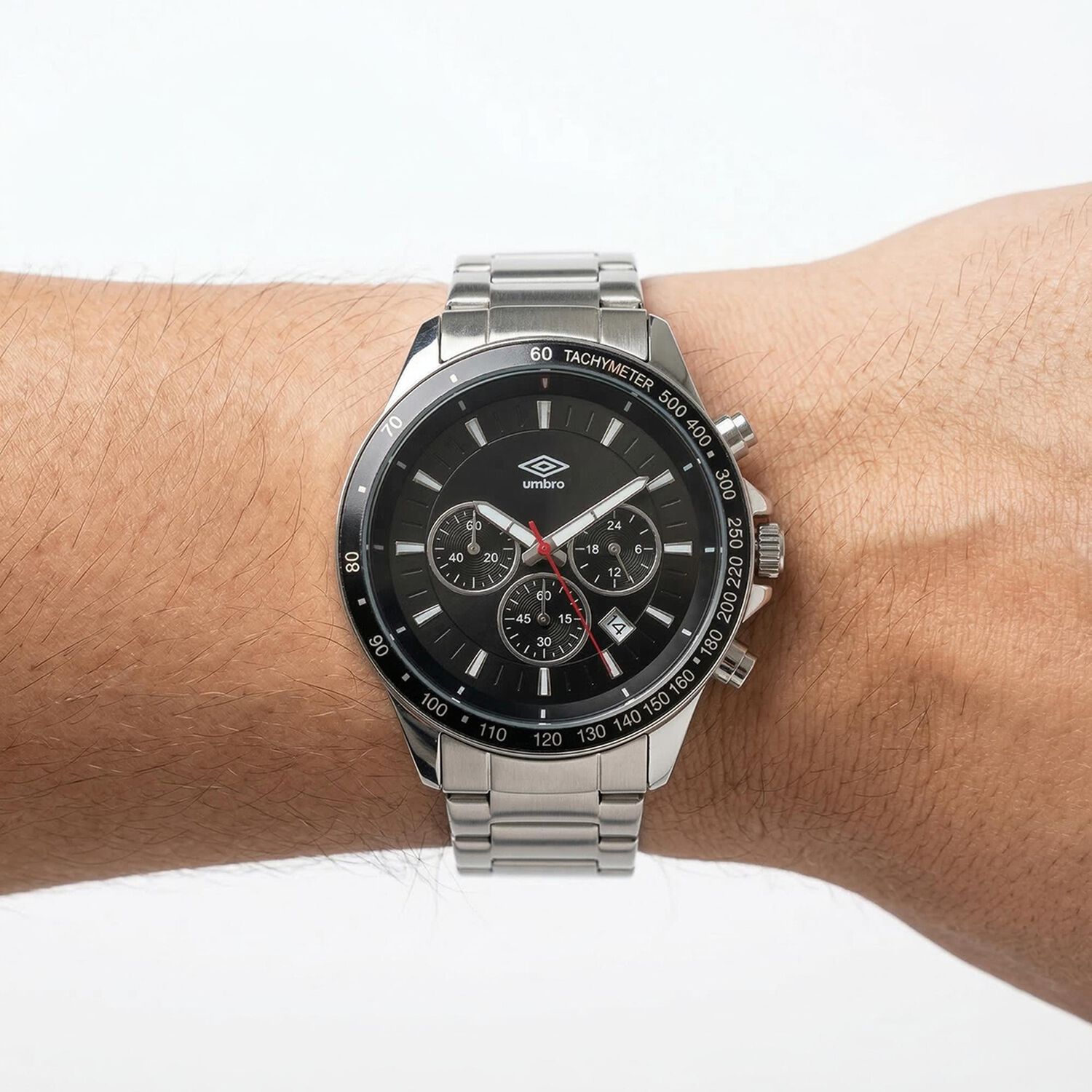 Reloj An&aacute;logo Hombre Umbro Plus Plateado Umbp-1500-157 image number 2.0