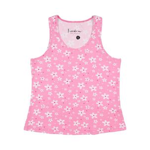 Polera Estampada Sin Mangas Cuello Redondo Mujer Freedom